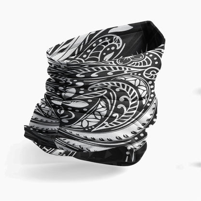 Marshall Islands Neck Gaiter - Floral Tattoo White