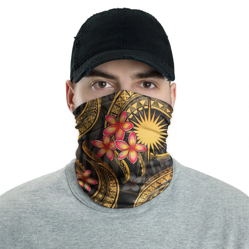Marshall Islands Neck Gaiter - Plumeria Gold