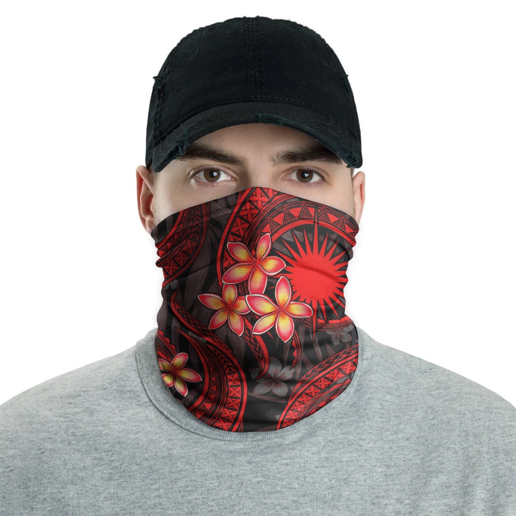 Marshall Islands Neck Gaiter - Plumeria Red