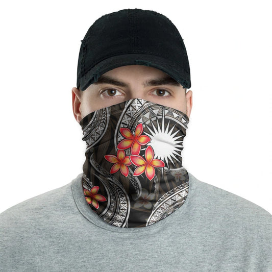 Marshall Islands Neck Gaiter - Plumeria White