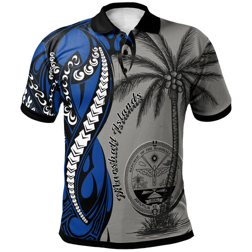Marshall Islands Polo Shirt - Classical Coconut Tree