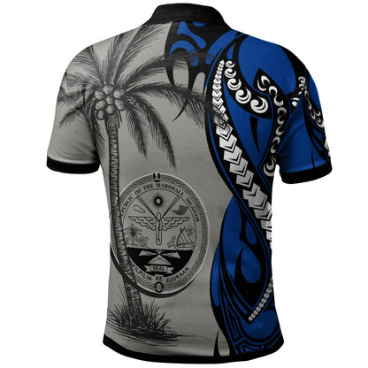 Marshall Islands Polo Shirt - Classical Coconut Tree