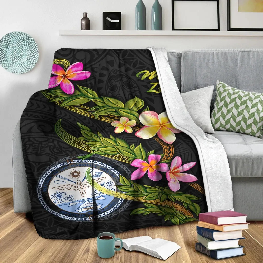 Marshall Islands Polynesian Blanket - Plumeria Tribal