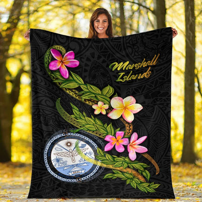 Marshall Islands Polynesian Blanket - Plumeria Tribal