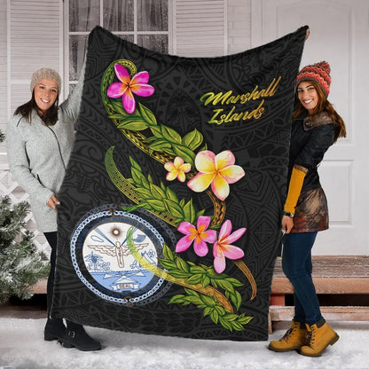 Marshall Islands Polynesian Blanket - Plumeria Tribal