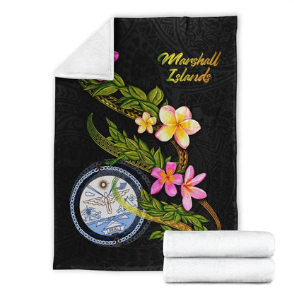 Marshall Islands Polynesian Blanket - Plumeria Tribal