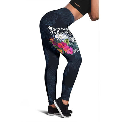 Marshall Islands Polynesian Legging - Tropical Flower