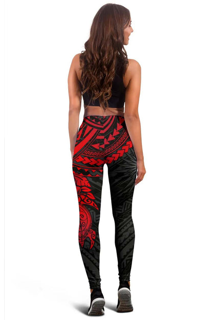 Marshall Islands Polynesian Legging (Women) - Red Turtle