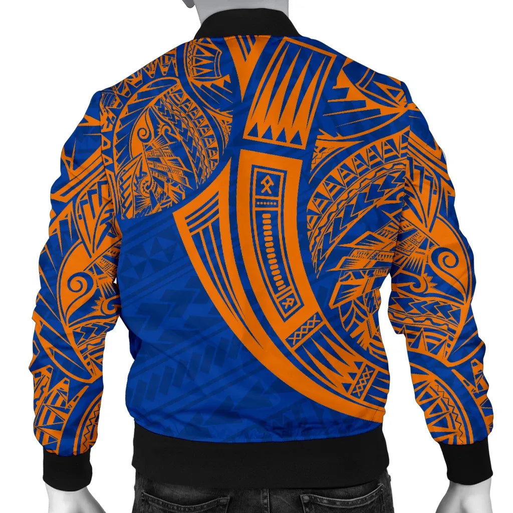 Marshall Islands Polynesian Bomber Jacket - Tribal Tattoo