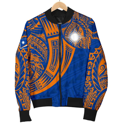 Marshall Islands Polynesian Bomber Jacket - Tribal Tattoo