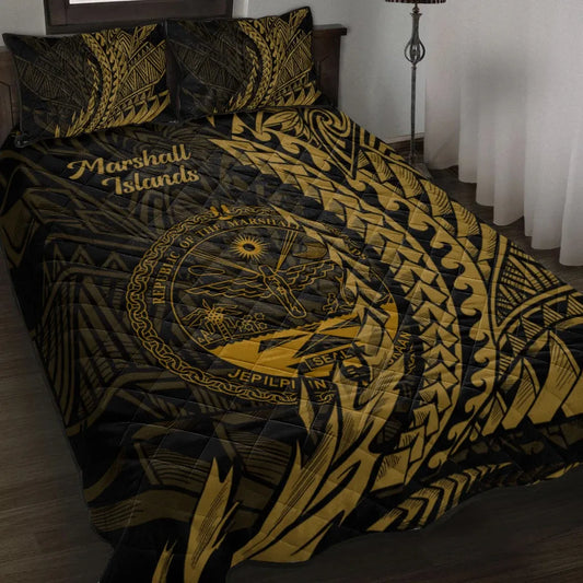 Marshall Islands Quilt Bed Set - Wings Style