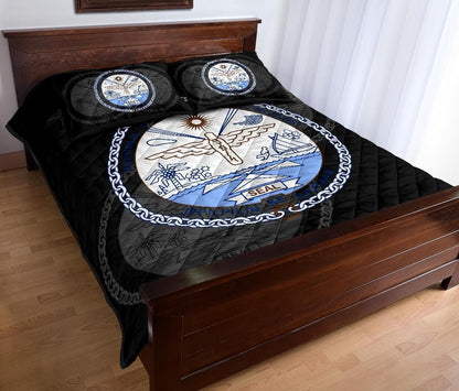 Marshall Islands Polynesian Quilt Bed Set