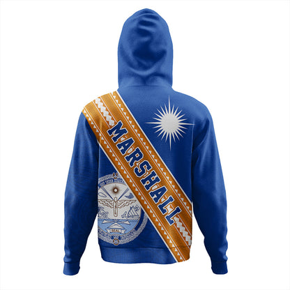 Marshall Islands Hoodie Flag And Coat Of Arms