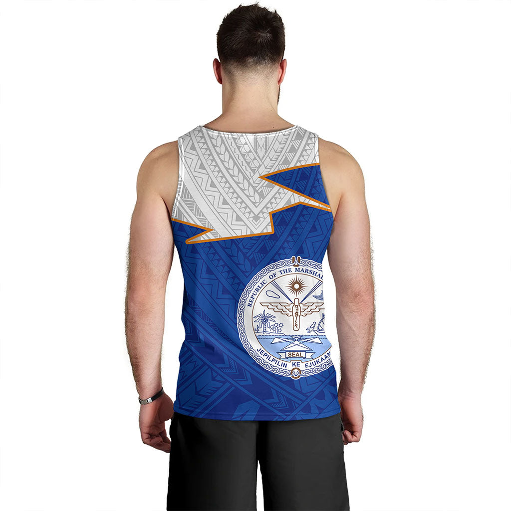Marshall Islands Tank Top Polynesian Tattoo Flag And Coat Of Arms