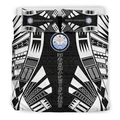 Marshall Islands Duvet Cover Set - Polynesian Tattoo