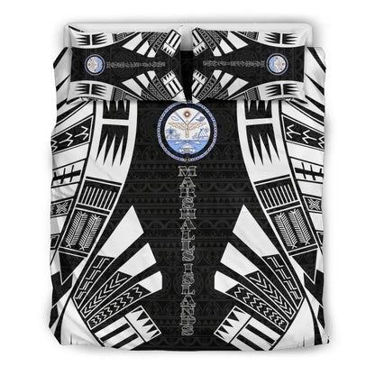 Marshall Islands Duvet Cover Set - Polynesian Tattoo
