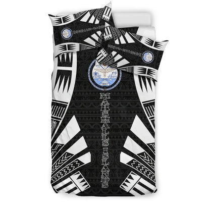 Marshall Islands Duvet Cover Set - Polynesian Tattoo