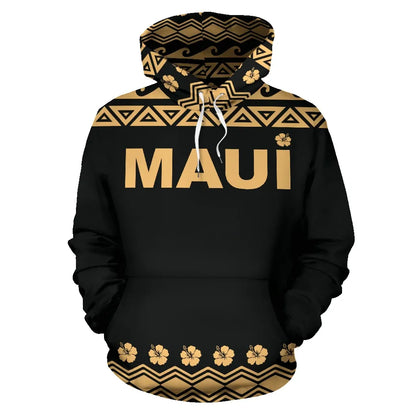 Maui All Over Hoodie - Polynesian Turtle Hoodie