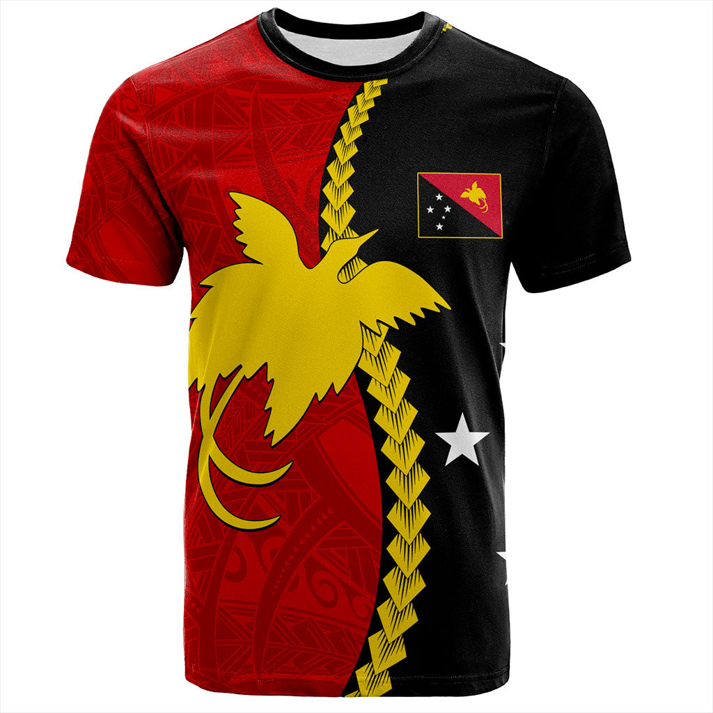 Papua New Guinea T-Shirt Melanesian Tribal PNG Half Style