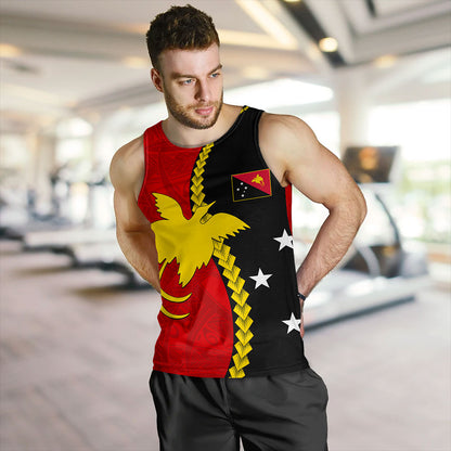 Papua New Guinea Tank Top Melanesian Tribal PNG Half Style