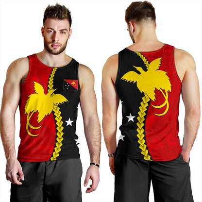 Papua New Guinea Tank Top Melanesian Tribal PNG Half Style