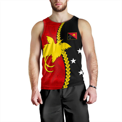 Papua New Guinea Tank Top Melanesian Tribal PNG Half Style