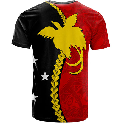 Papua New Guinea T-Shirt Melanesian Tribal PNG Half Style