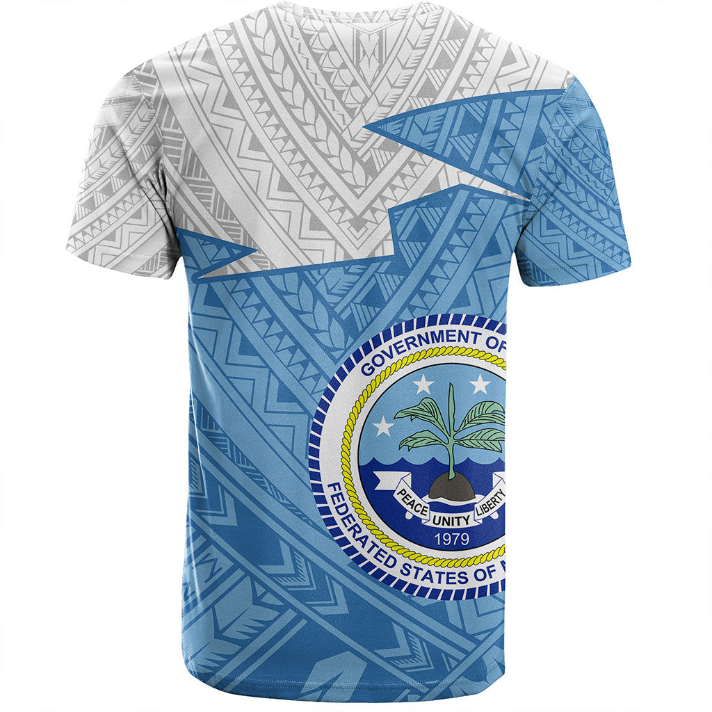 Federated States Of Micronesia T-Shirt Polynesian Tattoo Flag And Coat Of Arms