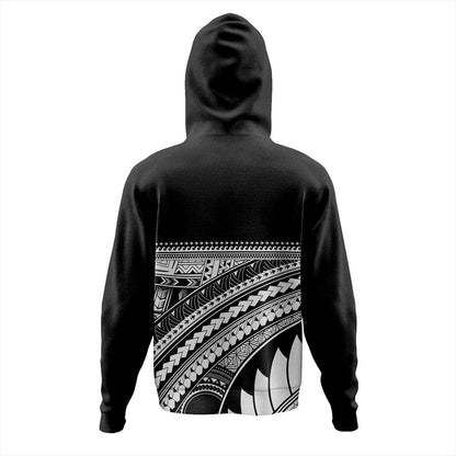 Guam Hoodie Micronesian Map Tribal Style