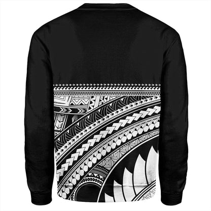 Guam Sweatshirt Micronesian Map Tribal Style