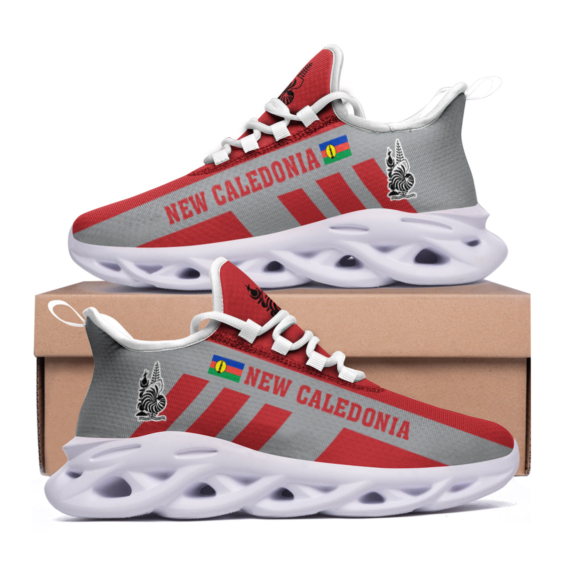 New Caledonia Clunky Sneakers Sport Triple Style