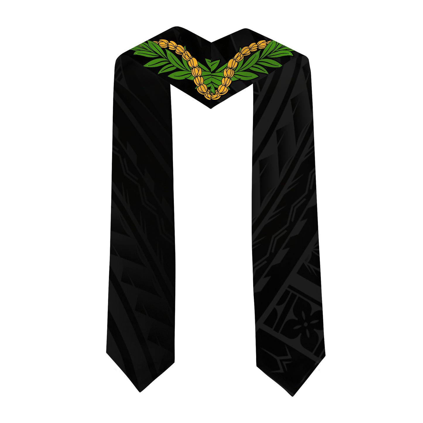 Hawaii Graduation Stole Custom Nanakuli High School Polynesian Lei