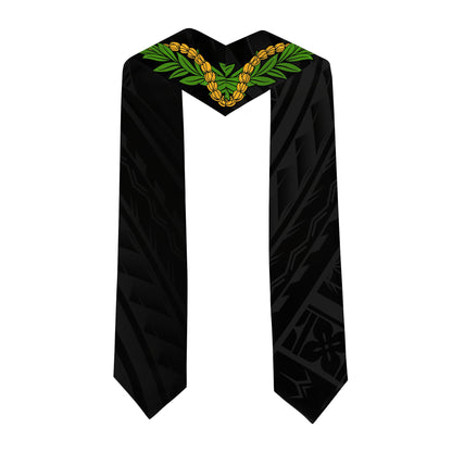 Hawaii Graduation Stole Custom Nanakuli High School Polynesian Lei