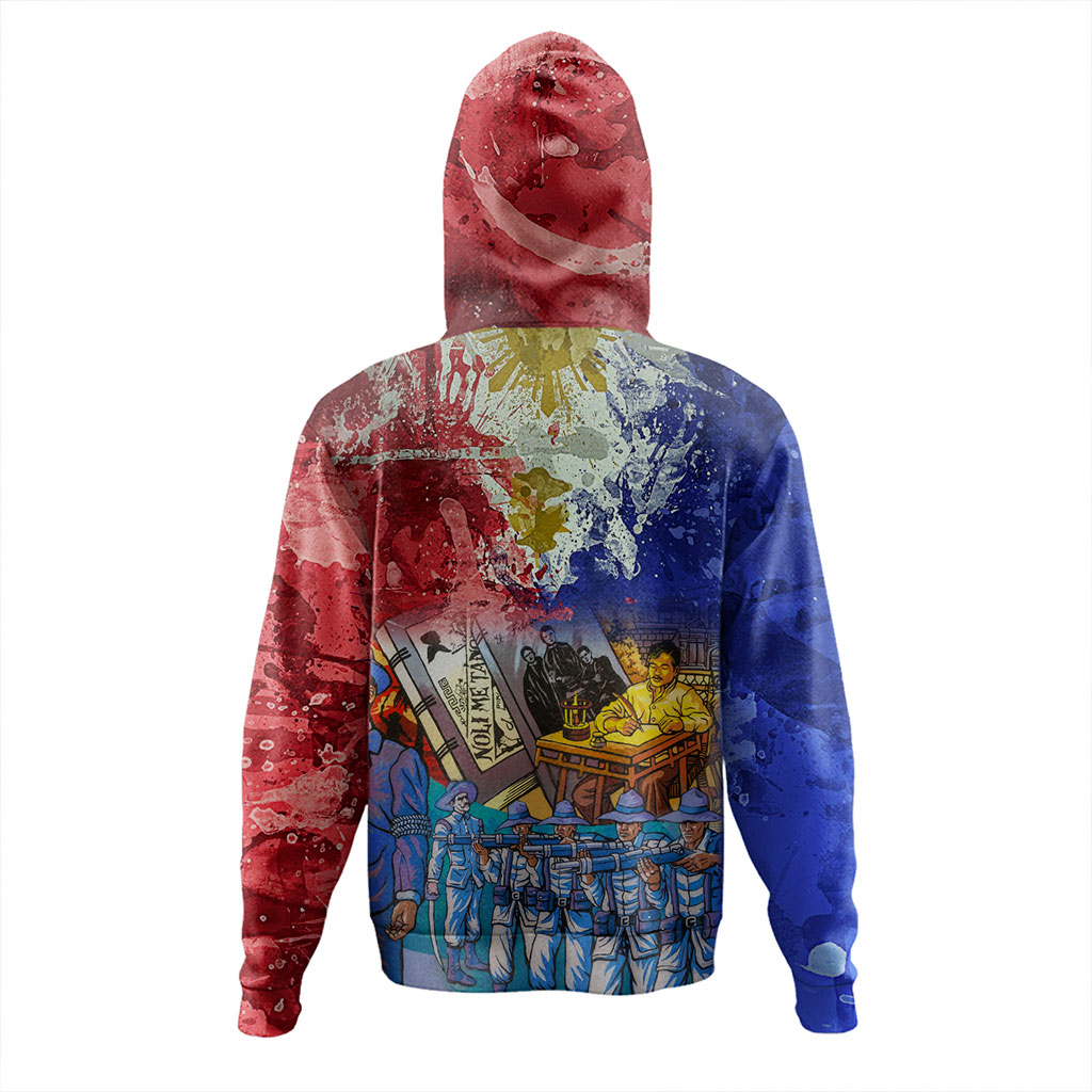 Philippines Filipinos Hoodie National Heroes Dawring Art Style