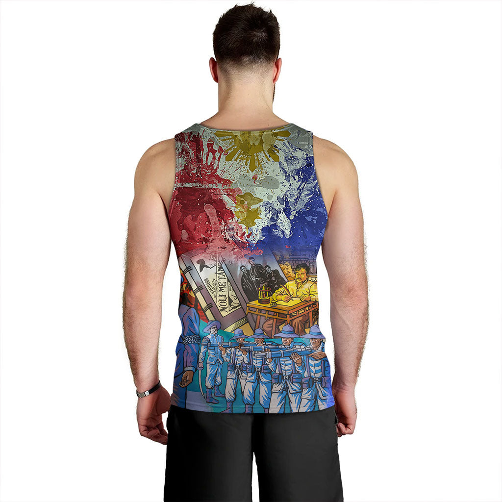 Philippines Filipinos Tank Top National Heroes Dawring Art Style