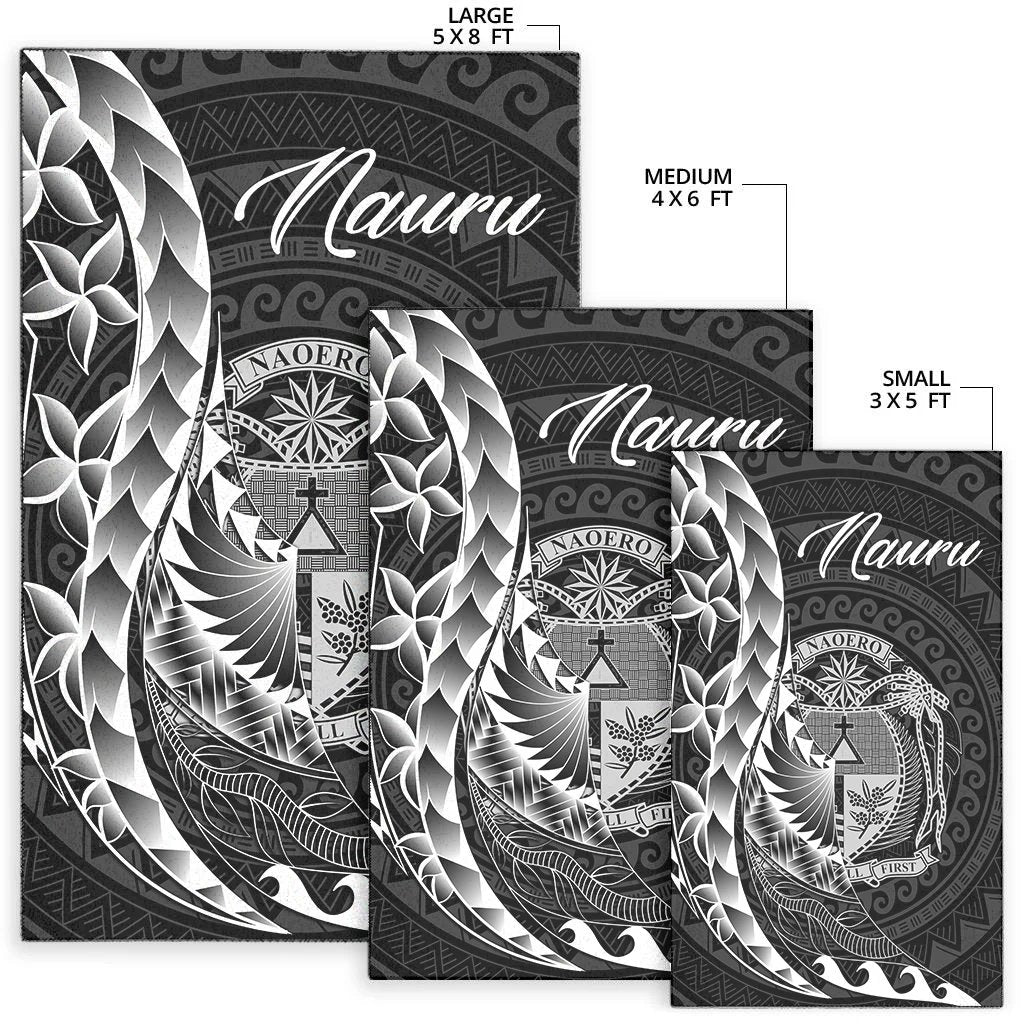 Nauru Area Rug - Polynesian Pattern Style