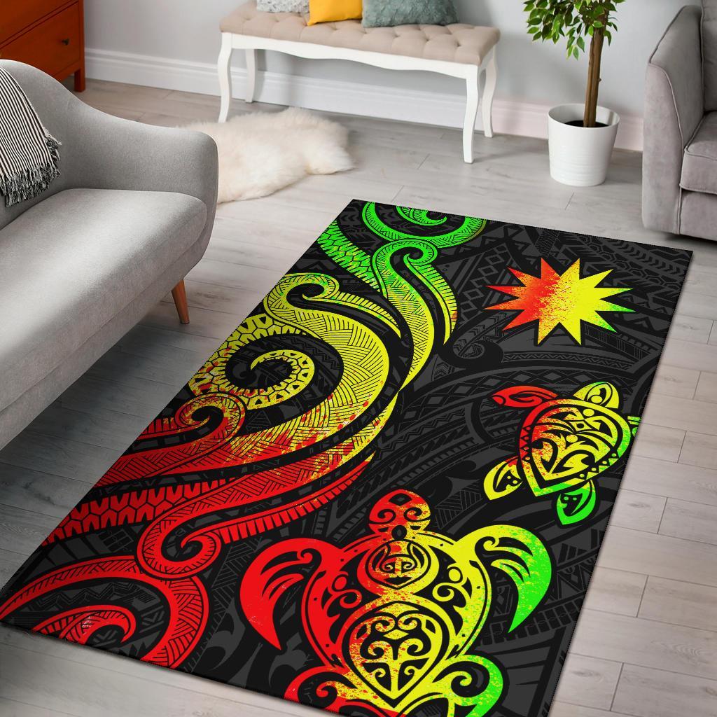 Nauru Area Rug - Reggae Tentacle Turtle