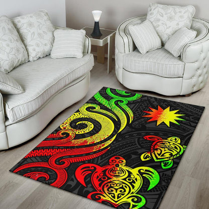Nauru Area Rug - Reggae Tentacle Turtle