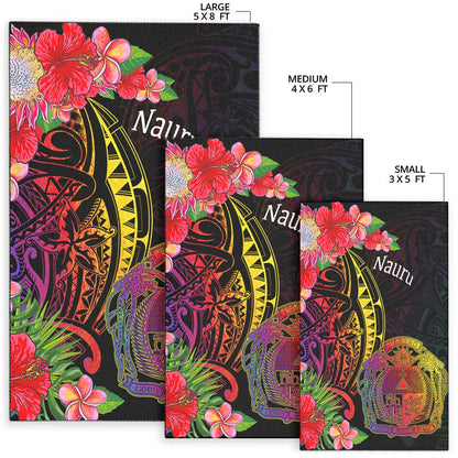 Nauru Area Rug - Tropical Hippie Style