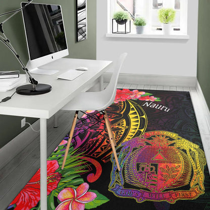 Nauru Area Rug - Tropical Hippie Style