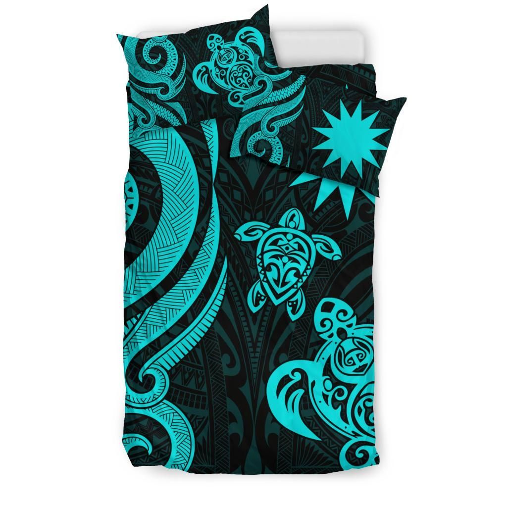 Nauru Bedding Set - Turquoise Tentacle Turtle