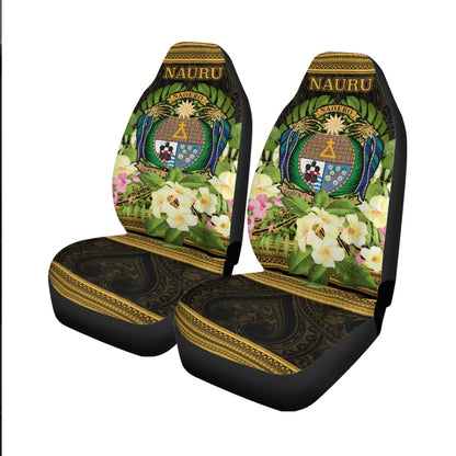 Nauru Car Seat Cover - Polynesian Gold Patterns Collection