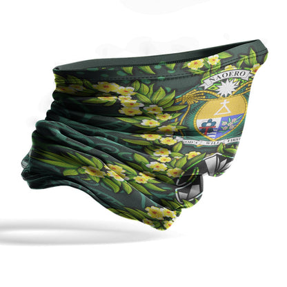 Nauru Crest Neck Gaiter - Ti Leaf Lei Turtle