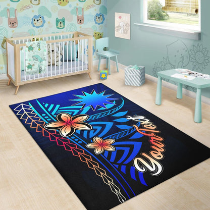 Nauru Custom Personalised Area Rug - Vintage Tribal Mountain