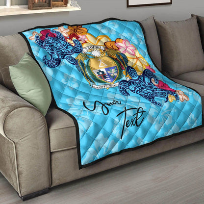 Nauru Custom Personalised Premium Quilt - Tropical Style