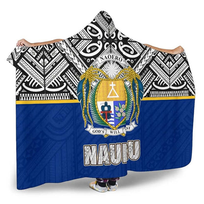 Nauru Hooded Blanket - Polynesian Design