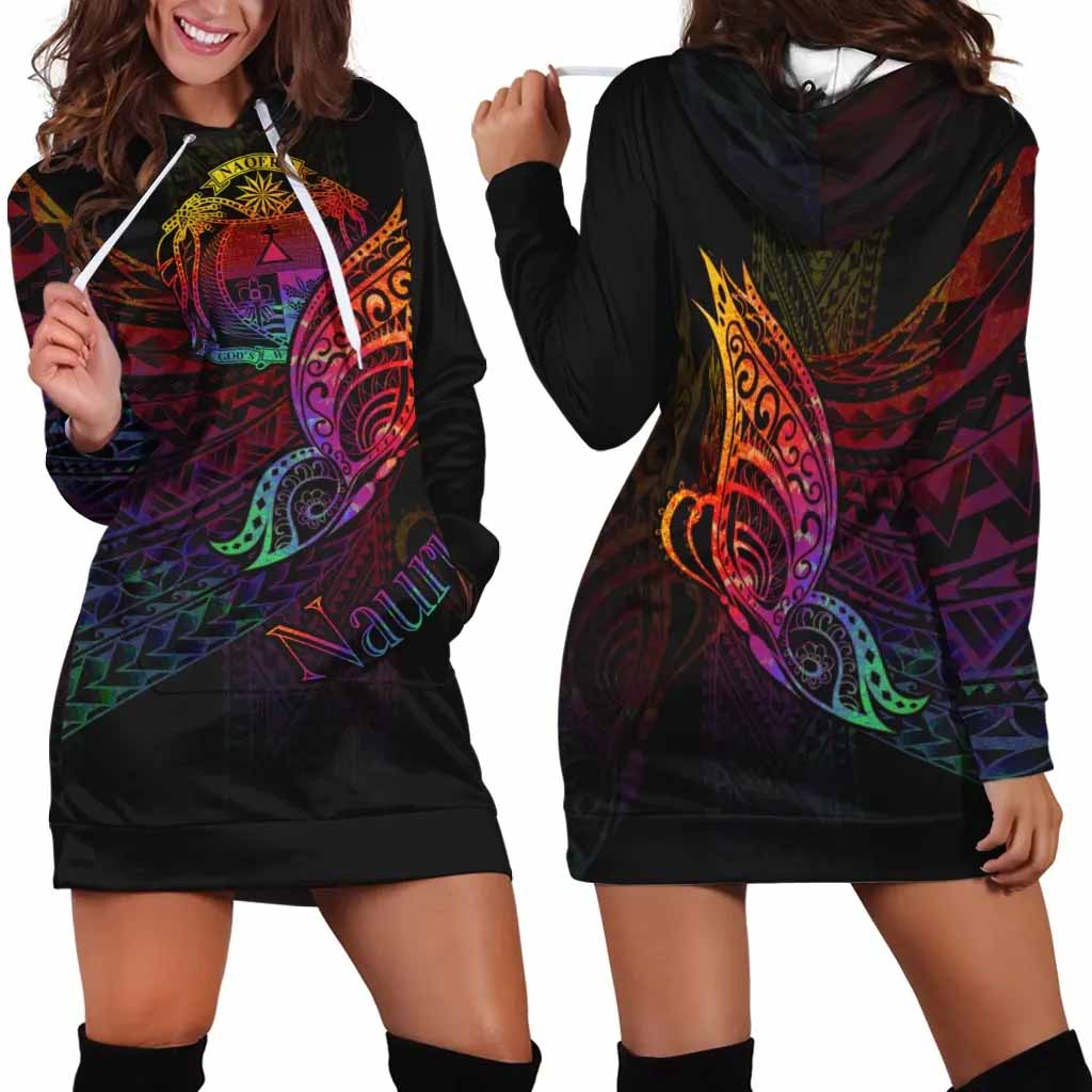 Nauru Hoodie Dress - Butterfly Polynesian Style