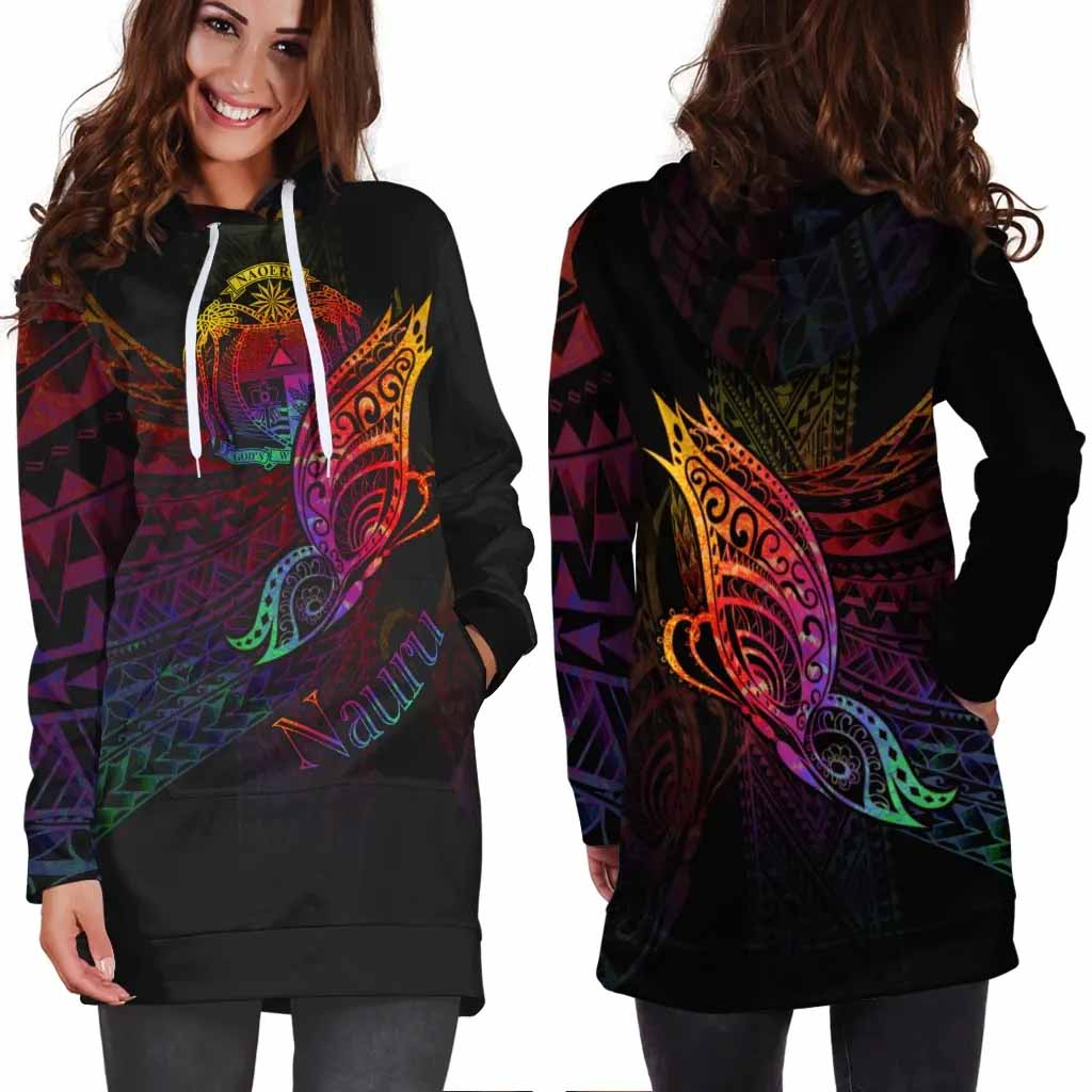 Nauru Hoodie Dress - Butterfly Polynesian Style
