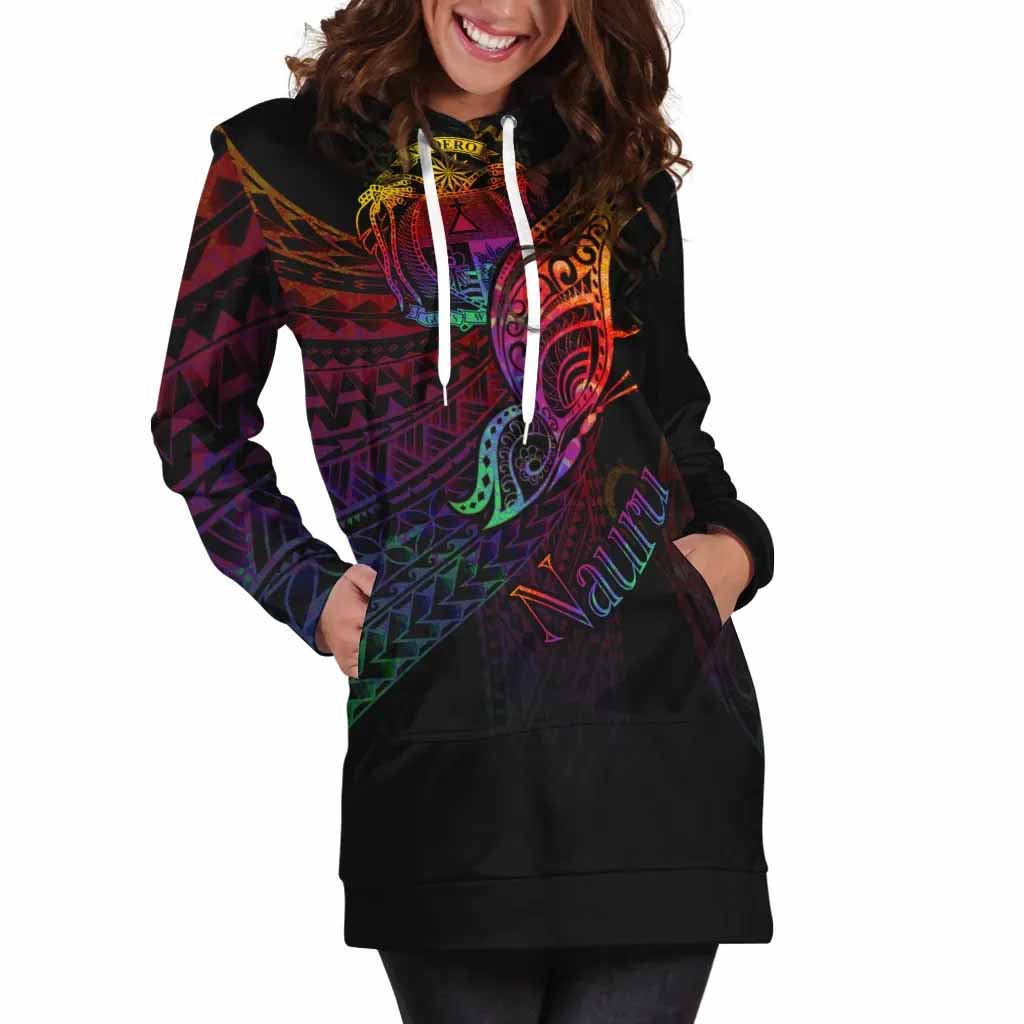 Nauru Hoodie Dress - Butterfly Polynesian Style