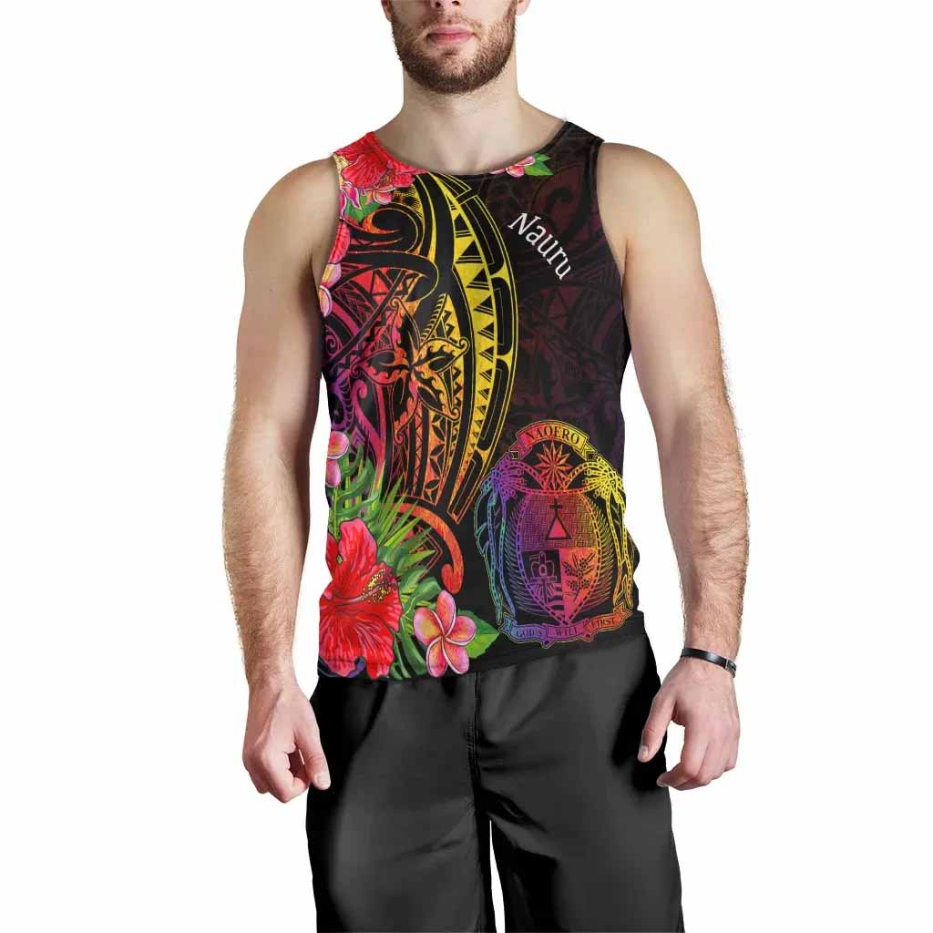 Nauru Men Tank Top - Tropical Hippie Style